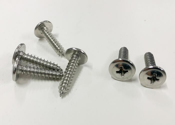 Stainless Steel A2  Wafer Head Self Tapping Screws PH2 Drive Full Thread