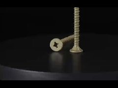 Ventilateur en PVC vis de zinc jaune